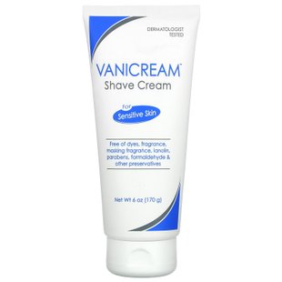 Vanicream, Крем для бритья, для чувствительной кожи, без запаха, 6 унций (170 г) купить в Киеве и Украине