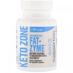 Doctor Kolberts Keto Zone, Fat Ziming, Divine Health, 60 vegetarian capsules