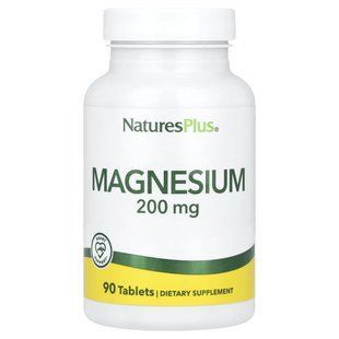 Магний, Nature's Plus, 200 мг, 90 таблеток купить в Киеве и Украине