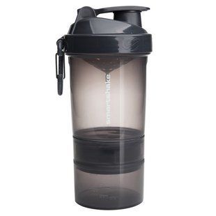 Шейкер спортивный темно-серый SmartShake (Original2Go Dark Grey) 600 мл купить в Киеве и Украине