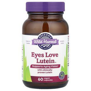 Oregon's Wild Harvest, Eyes Love Lutein&trade;, 60 Vegan Capsules купить в Киеве и Украине