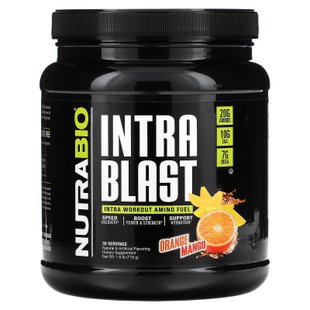 Intra Blast, апельсин и манго, NutraBio Labs, 724 г купить в Киеве и Украине