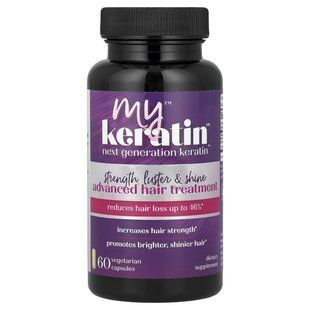 Кератин для догляду за волоссям Purity Products (MyKeratin Advanced Hair Care) 250 мг 60 вегетаріанських капсул