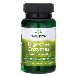 Digestive Enzymes, Swanson, 90 tablets