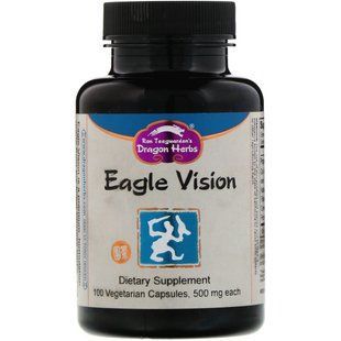 Eagle Eyes, Dragon Herbs, 100 vegetable capsules