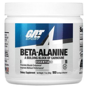 Бета-аланин GAT (Beta-Alanine) 200 г без вкуса купить в Киеве и Украине