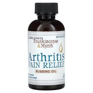 Frankincense & Myrrh, Arthritis Pain Relief Rubbing Oil, 2 fl oz (59 ml) купить в Киеве и Украине