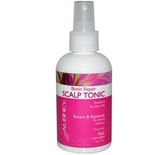 Restorative tonic with biotin for scalp skin citrus Aubrey Organics (Scalp Tonic) 177 ml.