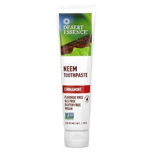 Зубная паста с нимом корица Desert Essence (Neem Toothpaste) 176 мл купить в Киеве и Украине