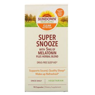 Мелатонин для супер сна Sundown Naturals (Melatonin) 90 капсул купить в Киеве и Украине