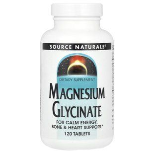 Source Naturals, Magnesium Glycinate, 120 Tablets купить в Киеве и Украине