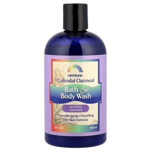 Rainbow Research, Colloidal Oatmeal Bath & Body Wash, Lavender, 12 fl oz (360 ml) купить в Киеве и Украине