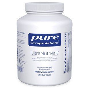 Мультивитаминно-минеральный комплекс для тренировок Pure Encapsulations (UltraNutrient) 360 капсул купить в Киеве и Украине