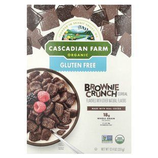 Cascadian Farm, Organic Brown Crunch Cereal, 12.4 oz (351 g) купить в Киеве и Украине