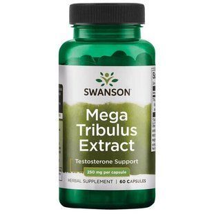 Трибулус, Mega Tribulus, Swanson, 250 мг, 60 капсул купить в Киеве и Украине