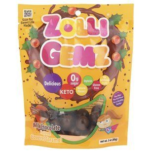Zollipops, Zolli Gemz&reg;, Milk Chocolate Covered Caramel, 3 oz (85 g) купить в Киеве и Украине