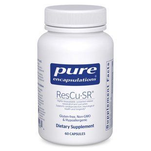 Ресвератрол та куркумін Pure Encapsulations (ResCu-SR) 60 капсул