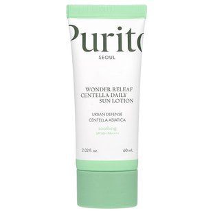 Purito, Wonder Releaf Centella Daily Sun Lotion, SPF 50+ PA++++, 2.02 fl oz (60 ml) купить в Киеве и Украине