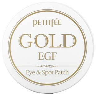 Gold & EGF, патчи для глаз/прыщей, Petitfee, 60 патчей на глаза/30 патчей на прыщи купить в Киеве и Украине