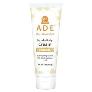 Carlson, A-D-E, Hand & Body Cream, Unscented, 4 oz (113 g)