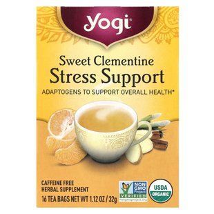 Yogi Tea (Stress Support) 16 tea bags 32 g caffeine-free sweet clementine