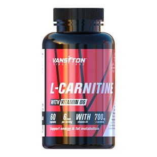 Карнитин Vansiton (L-Carnitine) 60 капсул купить в Киеве и Украине