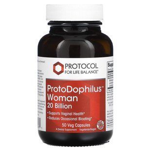 Protocol for Life Balance, ProtoDophilus Woman, 20 Billion, 50 Veg Capsules купить в Киеве и Украине