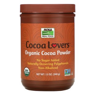 Порошок какао Now Foods (Cocoa Powder) 340 г купить в Киеве и Украине