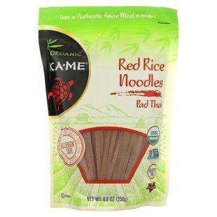 KA-ME, Organic, Red Rice Noodles, Pad Thai, 8.8 oz (250 g)