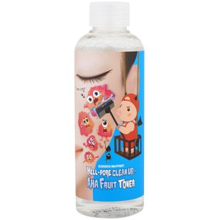 Пилинг Hell-Pore, AHA Fruit Toner, Elizavecca, 200 мл купить в Киеве и Украине