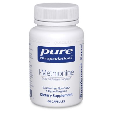 Метіонін Pure Encapsulations (L-Methionine) 60 капсул
