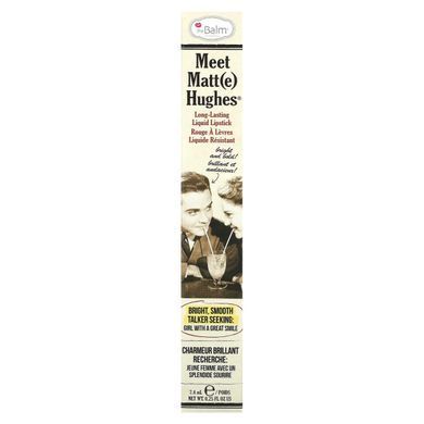 Стойкая жидкая помада, оттенок Charming, Meet Matt (e) Hughes, theBalm Cosmetics, 7,4 мл купить в Киеве и Украине