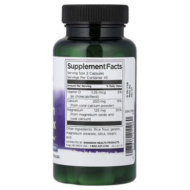 Swanson, Coral Calcium Complex, 90 Capsules купить в Киеве и Украине