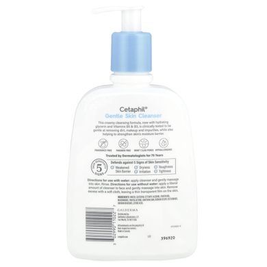Cetaphil, Gentle Skin Cleanser, Fragrance Free, 16 fl oz (473 ml) купить в Киеве и Украине