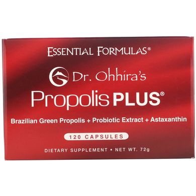 Прополіс Плюс Dr. Ohhira's (Propolis Plus) 30 мг 120 капсул