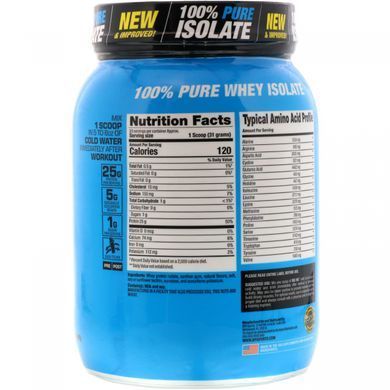 Изолят протеина вкус ванильного печенья BPI Sports (Sport ISO HD 100% Pure Isolate Protein) 713 г купить в Киеве и Украине