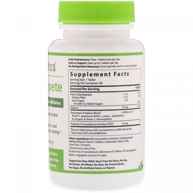 PRO-Compete, unique design for athletes, Hyperbiotics, 6 billion CFU, 60 tablets.