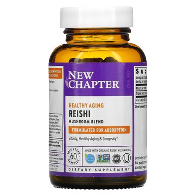 Гриби рейші New Chapter (Reishi) 500 мг 60 капсул