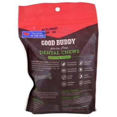 Good Buddy, іграшки для здоров'я зубів, кісточки середнього розміру, для собак, Castor ,Pollux, 12 кісточок