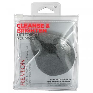 Revlon, Губка с конжаком для лица, очищение и осветление, древесный уголь, 1 губка купить в Киеве и Украине