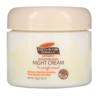 Зволожуючий крем для обличчя з маслом какао нічний Palmer's (Night Cream) 75 г