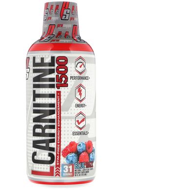 L-Карнітин зі смаком синьою малини ProSupps (L-Carnitine 1500) 1500 мг 473 мл