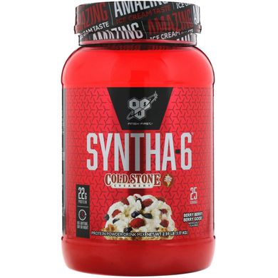 Syntha-6, ягодный вафельный рожок, BSN, 1,17 кг купить в Киеве и Украине
