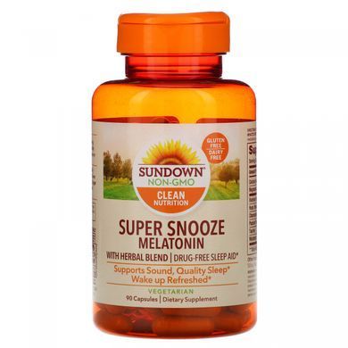 Melatonin for Super Sleep Sundown Naturals (Melatonin) 90 Capsules