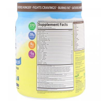 Plant Protein Cocktail Garden of Life (Raw Organic Fit) 461 g with chocolate flavor.