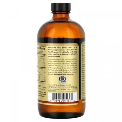 Лляна олія органік Solgar (Flaxseed Oil Earth Source) 473 мл
