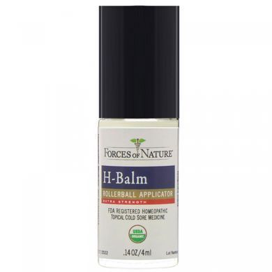 H-Balm, средство от герпеса с повышенной силой действия, с шариковым аппликатором, Forces of Nature, 4 мл купить в Киеве и Украине