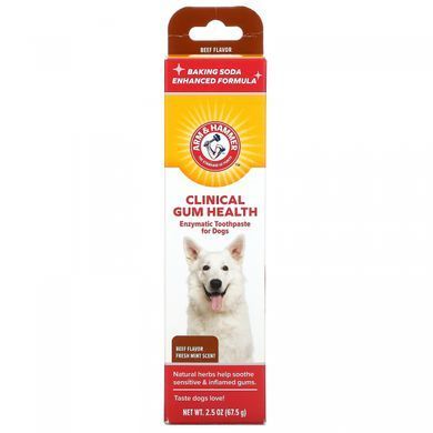 Arm & Hammer, Enzymatic dog toothpaste, clinical gum condition, beef, 2.5 ounces (67.5g)