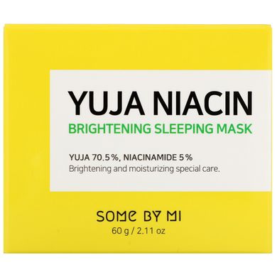 Осветляющая маска для сна, Brightening Sleeping Mask, Some By Mi, 2,11 унции (60 г) купить в Киеве и Украине