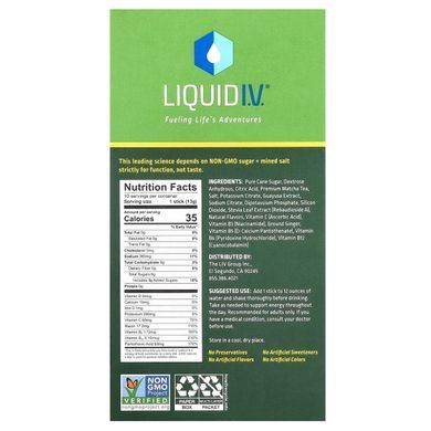 Liquid IV, Energy Multiplier, суміш для енергетичних напоїв Supercharged, лимонний імбир, 10 пакетів у стиках, по 0,56 унції (16 г) кожна